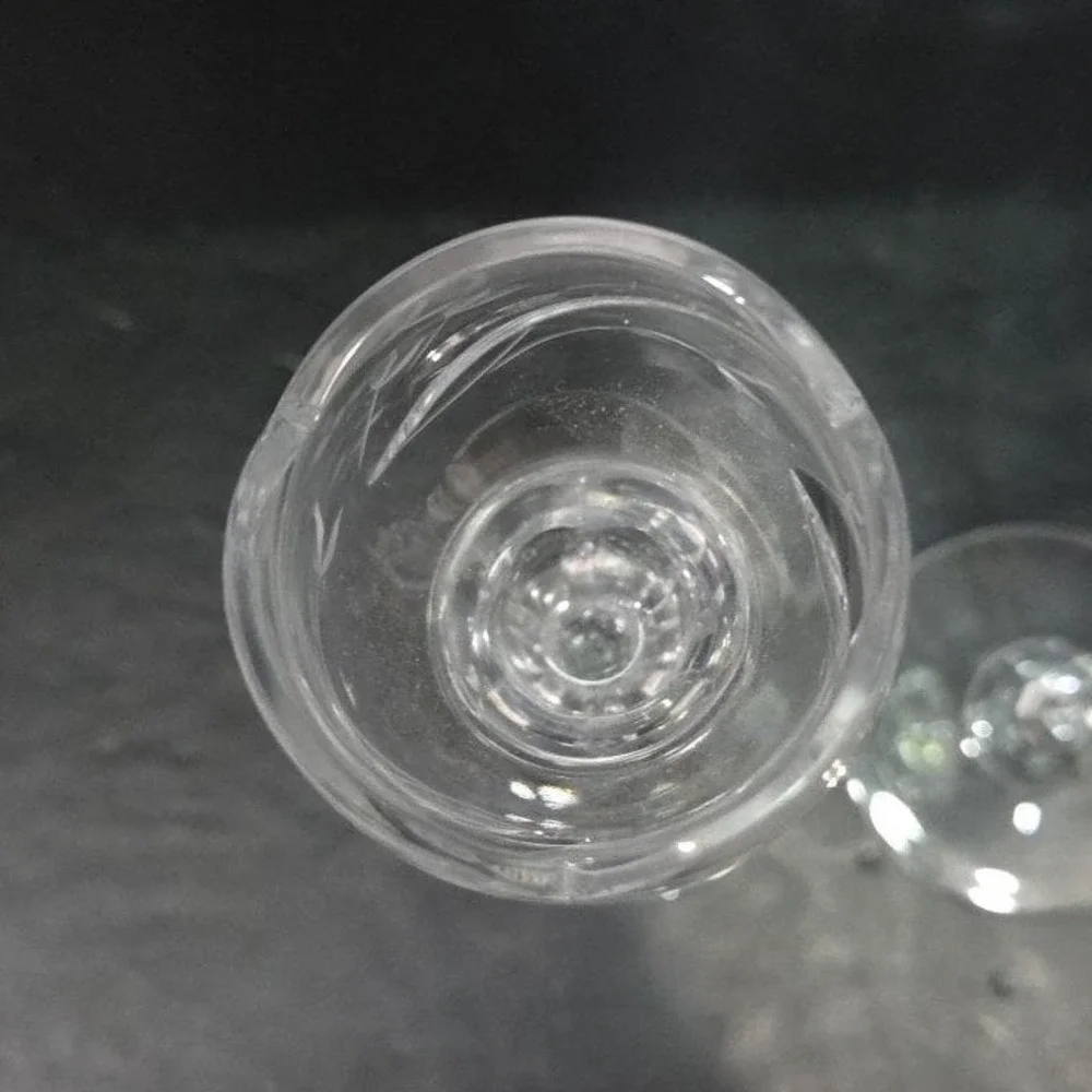 Mikasa Park‎ Place Crystal Candleholders, Set of 2, Vintage Taper Holders